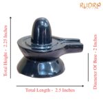 Black Jade Shivling -2.25 Inches - (152 Grams)