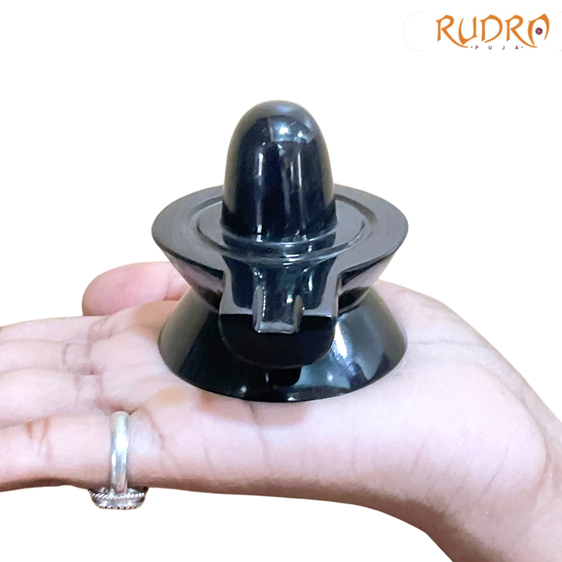 Black Jade Shivling - 2.25 Inches - (199 Grams)