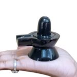 Black Jade Shivling - 2.5 Inches - (172 Grams)