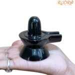 Black Jade Shivling - 2.5 Inches - (172 Grams)