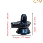 Black Jade Shivling - 2.5 Inches - (172 Grams)