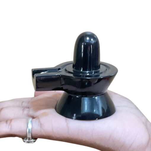 Black Jade Shivling - 2.5 Inches - (172 Grams)
