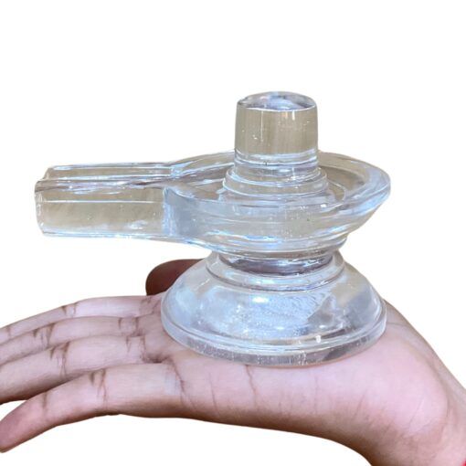 Chandramouleshwar Sphatik Shivling (AA Quality) - 2.75 Inch ( 460 Gram)