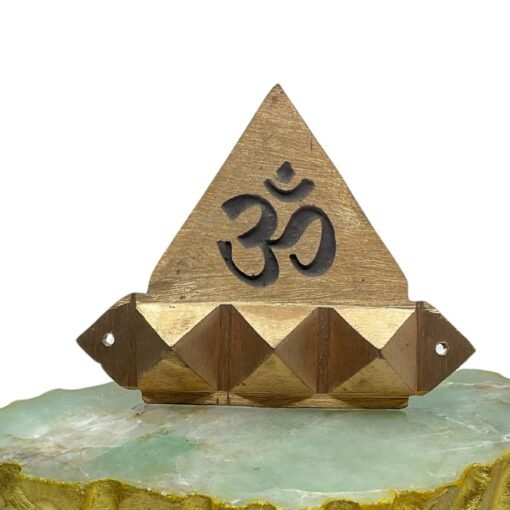 Copper Om Pyramid Wall Hanging Yantra For South East Vastu Dosh