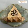 Copper Om Pyramid | Wall Hanging Yantra | For South East Vastu Dosh - 4 Inches 9 Copper Om Pyramid Wall Hanging Yantra For South East Vastu Dosh