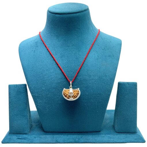 Ek Mukhi Rudraksha With Silver Capping (31.90 MM)