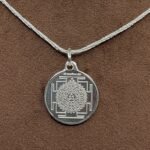 Kaal Bhairav Silver Yantra Locket With Silver Chian