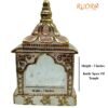 Rose Quartz Mandir - 1019 Gm