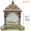 Rose Quartz Mandir - 1478 Gm (7.75 Inches) 15 Rose Quartz Mandir - 1478 Gm