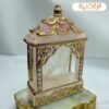Rose Quartz Mandir - 1478 Gm (7.75 Inches) 12 Rose Quartz Mandir - 1478 Gm