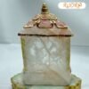 Rose Quartz Mandir - 1478 Gm (7.75 Inches) 14 Rose Quartz Mandir - 1478 Gm