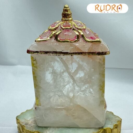 Rose Quartz Mandir - 1478 Gm