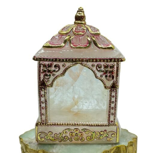 Rose Quartz Mandir - 1478 Gm