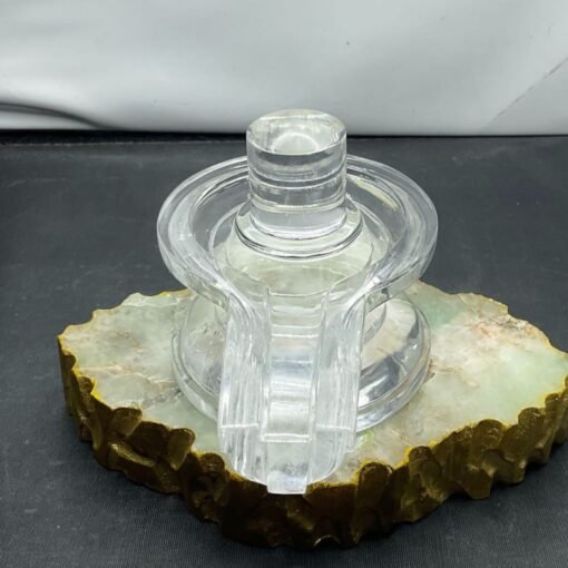Sri Chandramoulishwara Crystal Linga - 4 Inches - 890 Gms - Image 2