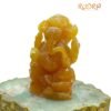 Yellow Jade Ganesh Idol 5 Inches - 615 Gm