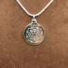 Bhuvneshwari Yantra Silver Locket With Silver Chain