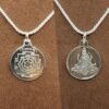 Bhuvneshwari Yantra Silver Locket With Silver Chain