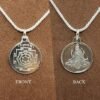 Bhuvneshwari Yantra Silver Locket With Silver Chain