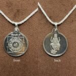 Dakshinamurthy Silver Locket Yantra With Silver Chain