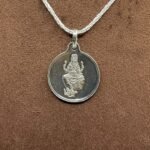 Dakshinamurthy Silver Locket Yantra With Silver Chain