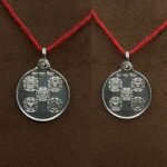 Silver Das maha Vidhya Locket Yantra