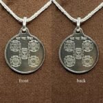 Das Maha Vidhya Silver Locket Yantra With Silver Chain