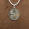 Das Maha Vidhya Silver Locket Yantra With Silver Chain