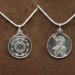 Dhumavati Yantra Silver Locket With Silver Chain