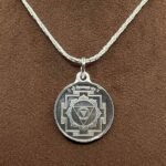 Chhinmasta Yantra Silver Locket With Silver Chain