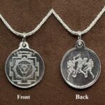 Chhinmasta Yantra Silver Locket With Silver Chain