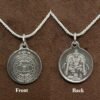 Kuber Yantra Locket Silver With Silver Chain