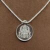 Ganesha Yantra Locket With Silver Chain