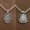 Ganesha Yantra Locket Silver With Silver Chain