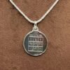 Vidhya Prapti Yantra Silver Locket With Silver Chain