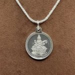 Vidhya Prapti Yantra Silver Locket With Silver Chain