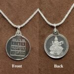 Vidhya Prapti Yantra Silver Locket With Silver Chain