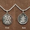 Mahakali Yantra Locket Silver With Silver Chain