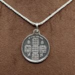 Navgraha Yantra Locket In Silver With Silver Chain