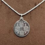 Navgraha Yantra Locket In Silver With Silver Chain