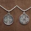 Navgraha Yantra Locket In Silver With Silver Chain