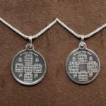 Navgraha Yantra Locket In Silver With Silver Chain