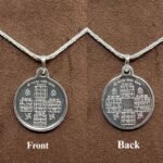 Navgraha Yantra Locket In Silver With Silver Chain