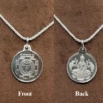 Kanakdhara Yantra Silver Locket With Silver Chain