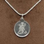 Dattatreya Yantra Silver Locket With Silver Chain