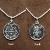 Hanuman Locket Yantra In Silver With Silver Chain