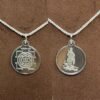 Kartikeya Silver Locket Yantra With Silver Chain