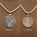 Khodiyar Mata Yantra Silver Locket With Silver Chain