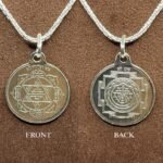Laxmi Ganesh Silver Locket Yantra With Silver Chain