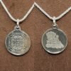 Laxmi Narayan Silver Locket Yantra With Silver Chain