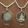 Mahamrityunjay Silver Locket Yantra With Silver Chain